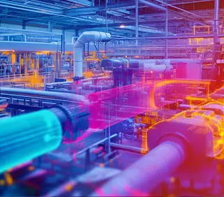 Une image thermique d'une entreprise