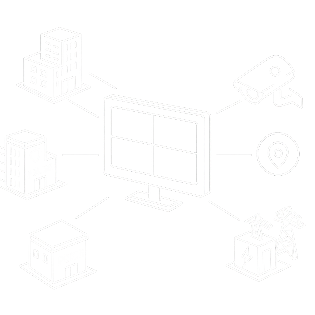 PC Hypervision - PC sécurité Vigisecure Schéma Centre d’astreinte et Hypervision 24/7